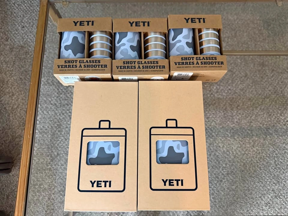 YETI 7 oz Flask and Funnel - Brand New