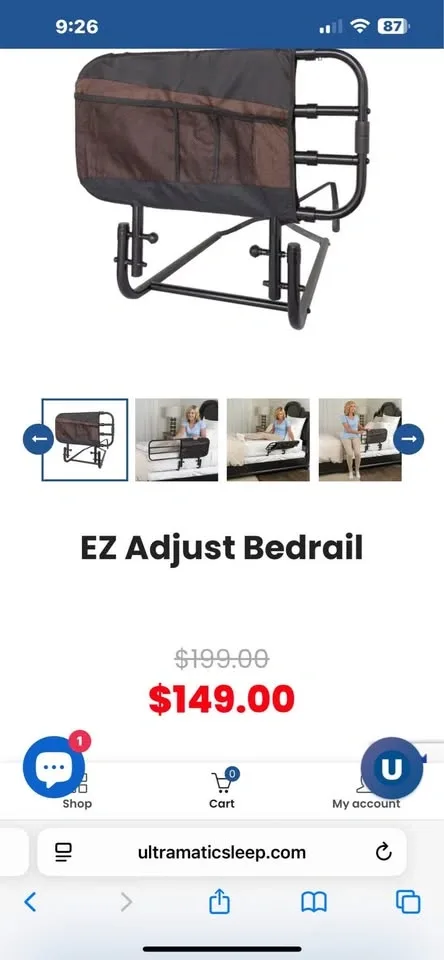 Brand new EZ Ajust Bedrail - photo 3