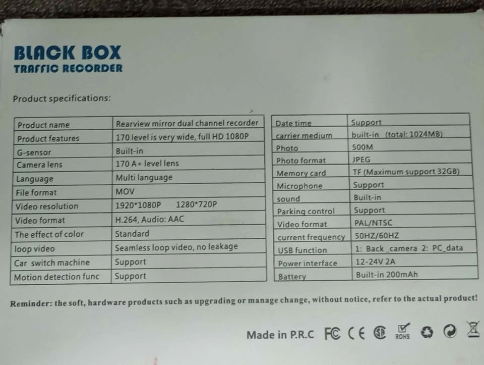 Dash Cam / Traffic Recorder – New - photo 2