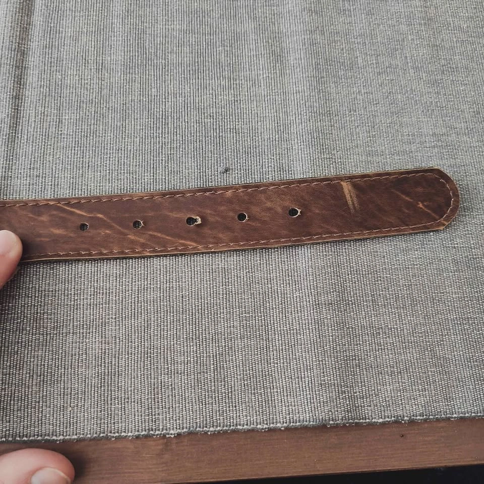 Vintage Levi's Saddleman Plaque Belt - Made in Canada - Genuine - photo 4