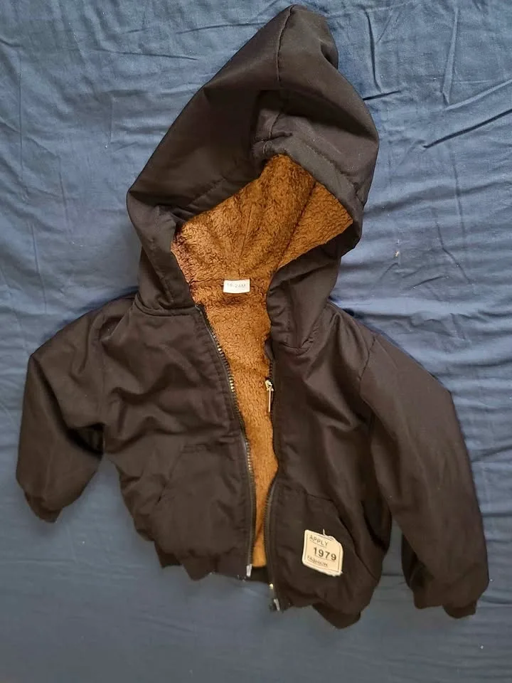 Toddler Jacket – 18–24 Months (Warm Hooded Coat)
