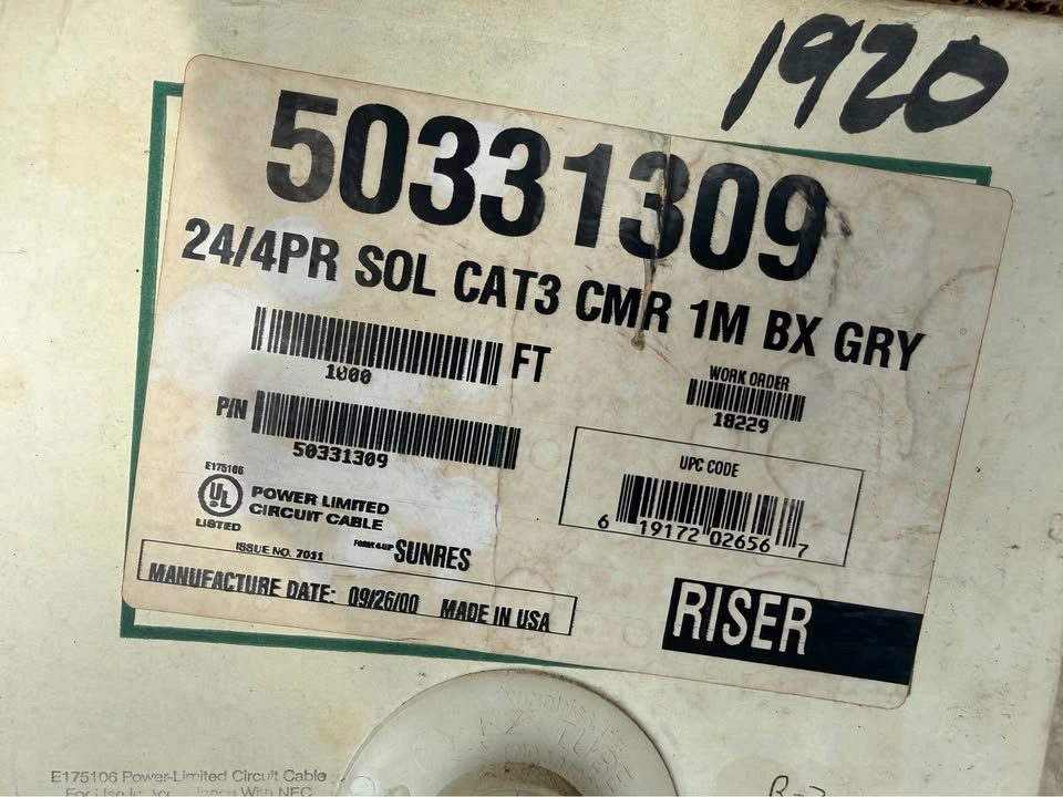 Cat. 3 Cable - photo 2