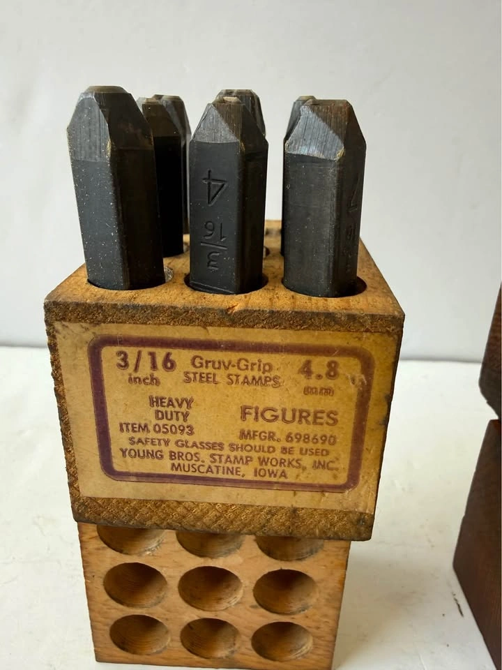 Vintage Steel Letters & Number Stamp/Punch Set - photo 2