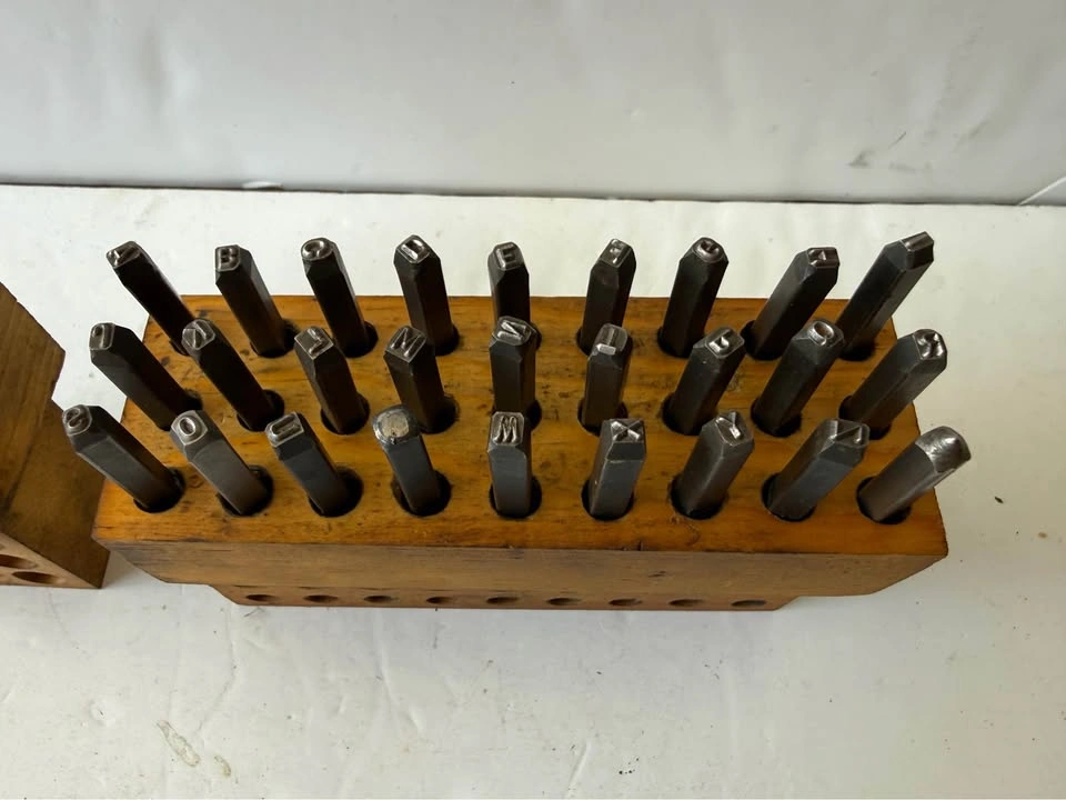 Vintage Steel Letters & Number Stamp/Punch Set - photo 5