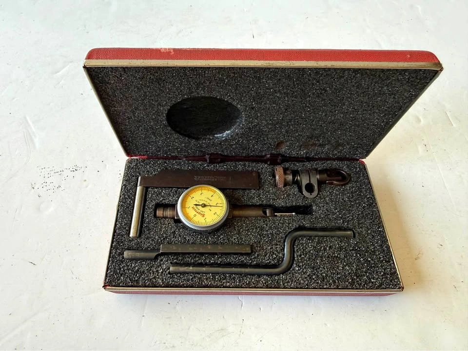 STARRETT .0001 LAST WORD DIAL INDICATOR NO 711-T1 w/ CASE