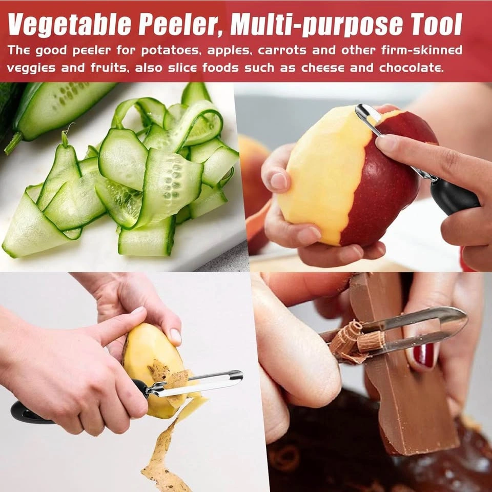 Pampered Chef Vegetable Peeler #1071 – Sharp Stainless Steel Bla - photo 5