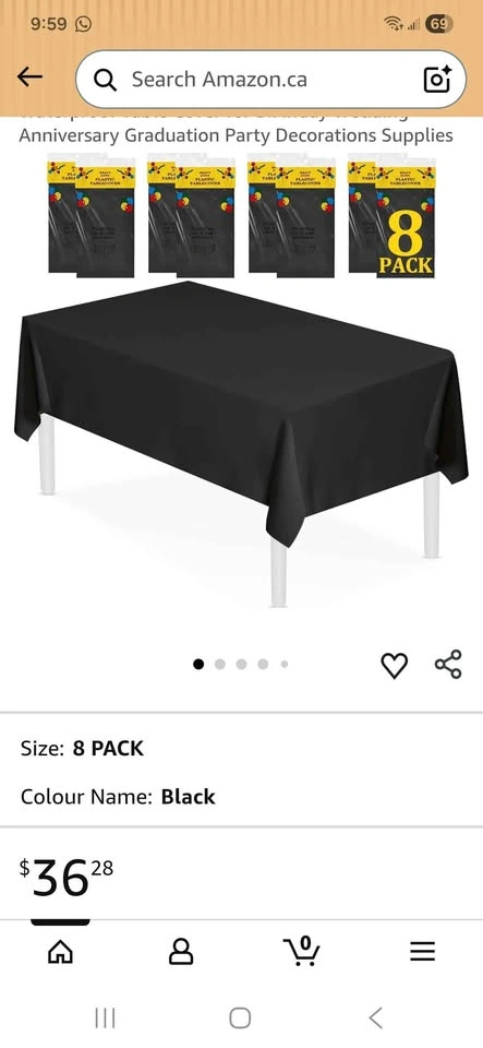 Pack of 8 Table Covers - photo 2
