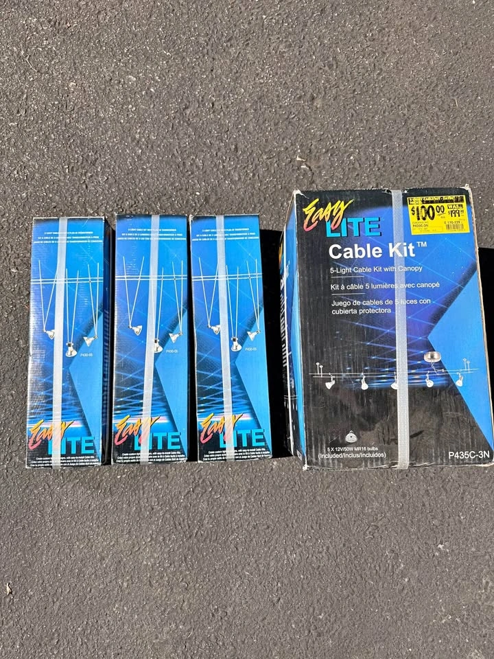 Easy-Lite by Eurofase Low Voltage Cable Light Kits (4 sets avail