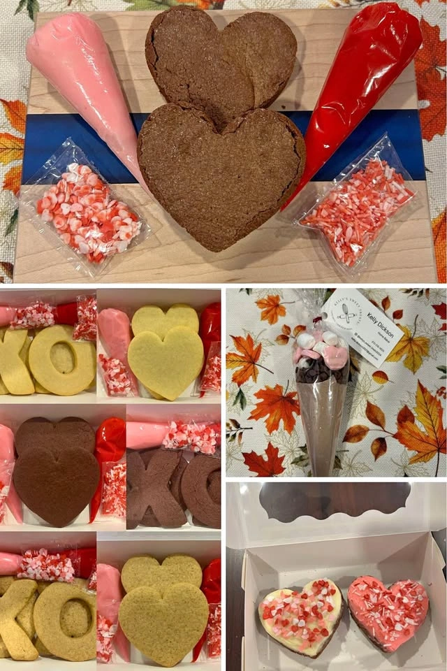 Cookies, brownies, hot chocolate mix!