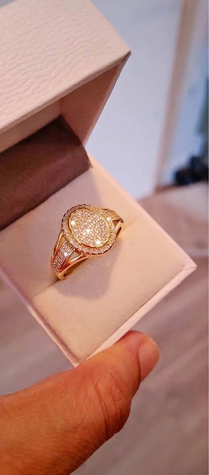 1.1ct Certified Cultivated Diamond Ring, Size 11