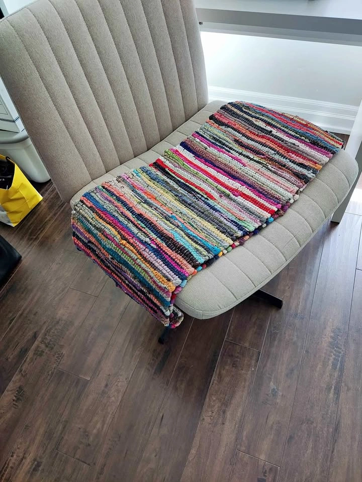 Hand dyed runner
