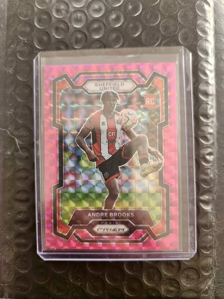 2023 Panini Prizm Andre Brooks RC Pink Refractor thumbnail
