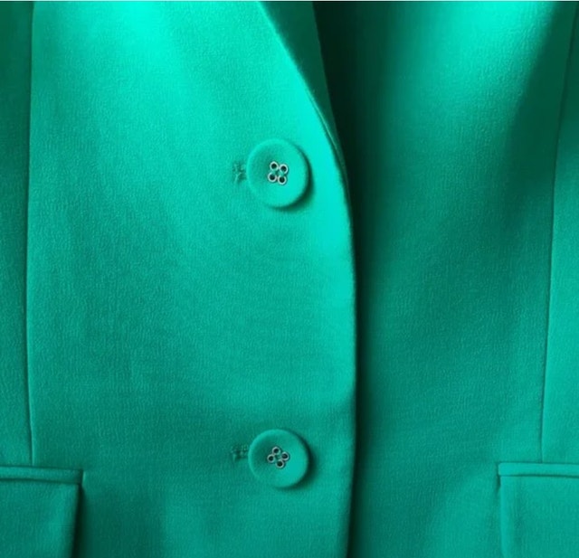 Nine West Vibrant Green Suit Jacket, size 10 - photo 3