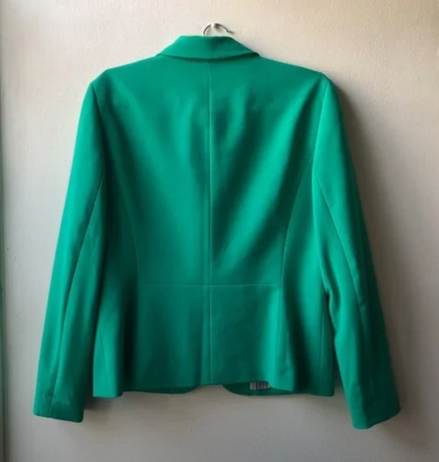 Nine West Vibrant Green Suit Jacket, size 10 - photo 2