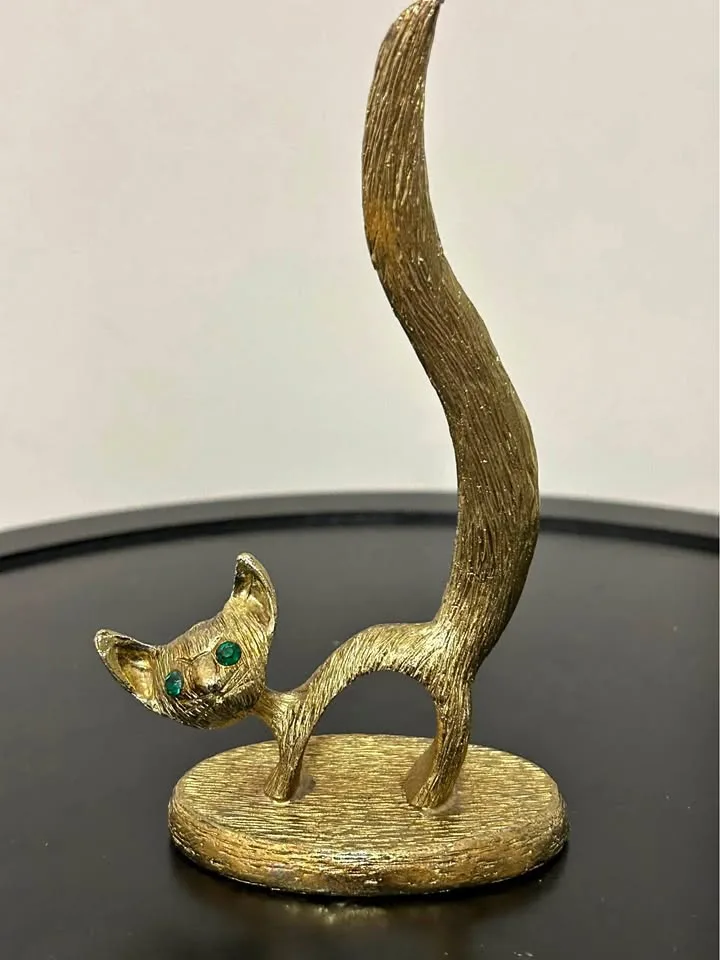 Vintage 1950’s Kitty Cat Ring Holder thumbnail