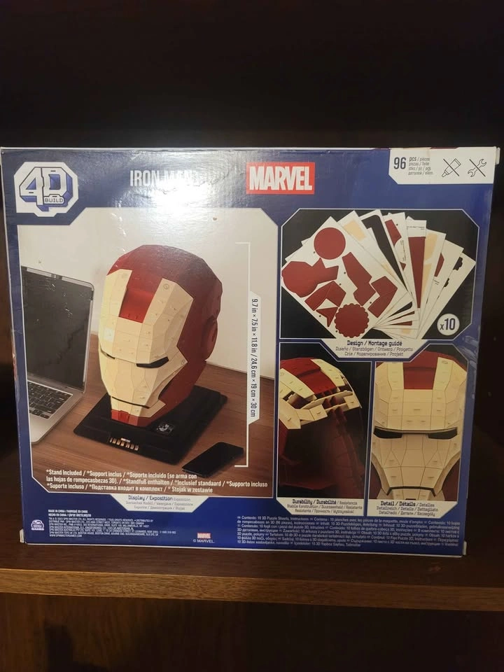 4D BUILD Marvel Iron Man 3D Model Kit Puzzle Infinity Saga - photo 2