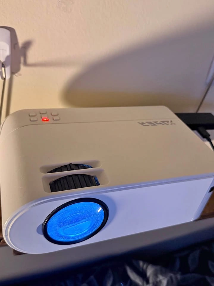 YABER Mini WiFi Projector, Screen Included, 8500L, 1080P