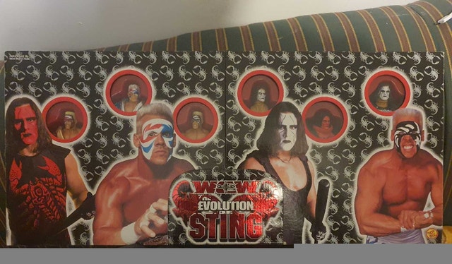 WCW Sting Evolution Figure - New & Sealed - photo 2