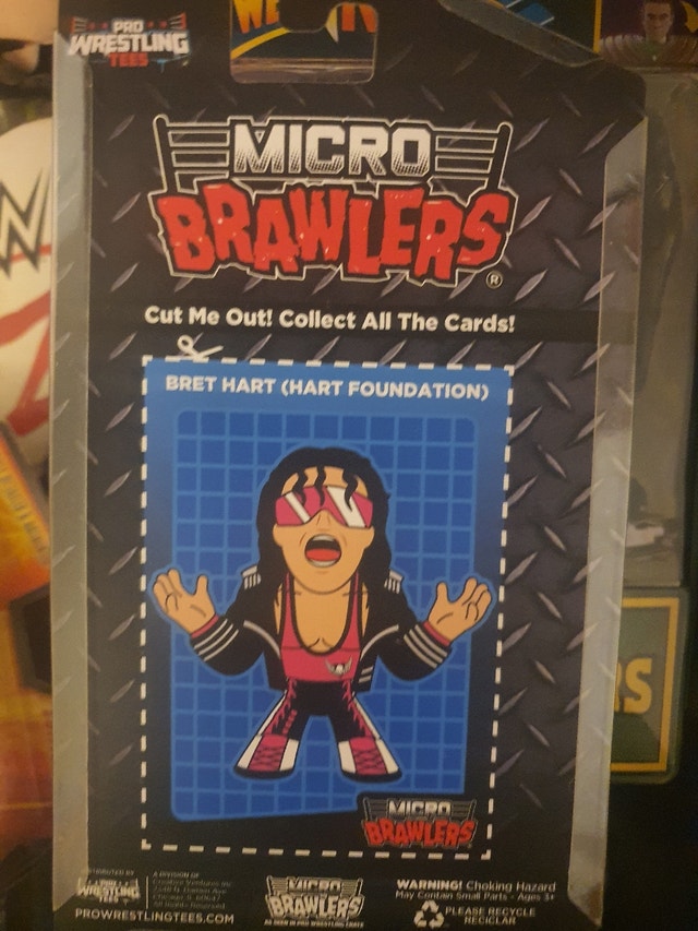Bret Hitman Hart Micro Brawler - photo 2