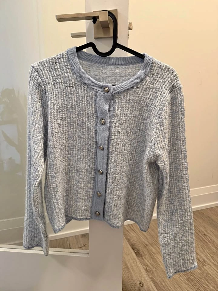 Women’s blue knit Cardigan XS