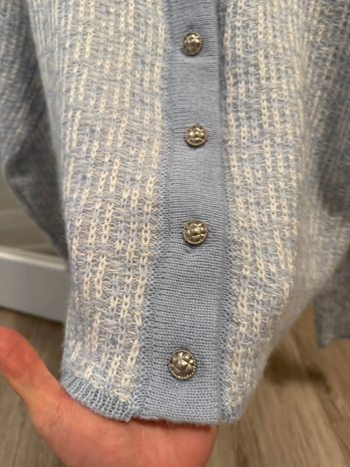 Women’s blue knit Cardigan XS - photo 2