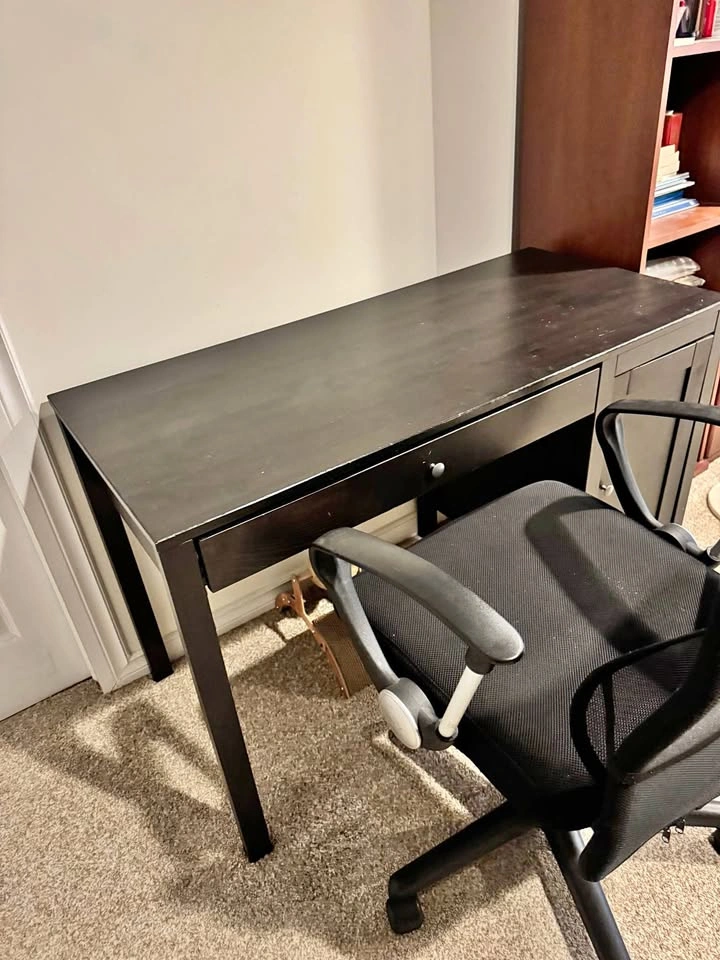 Study desk with chair