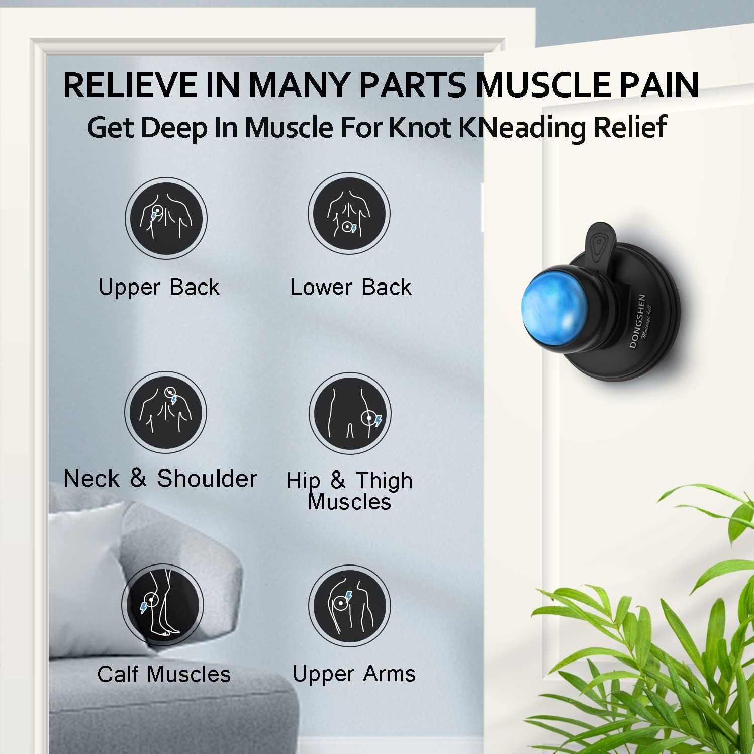 Massage Ball Roller For Deep Tissue, Mountable - photo 3