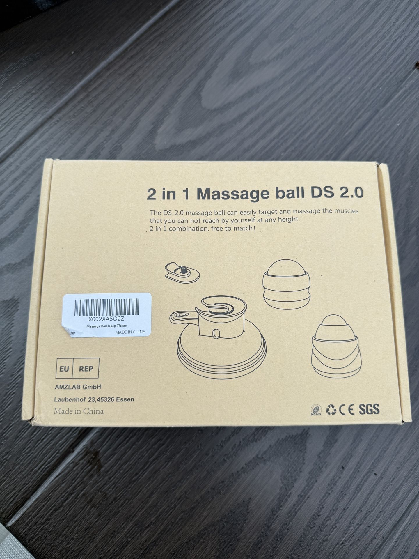 Massage Ball Roller For Deep Tissue, Mountable - photo 4