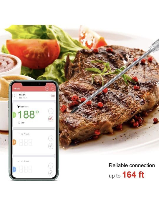 Smart BBQ Meat Thermometer, Bluetooth & App Enabled - photo 3
