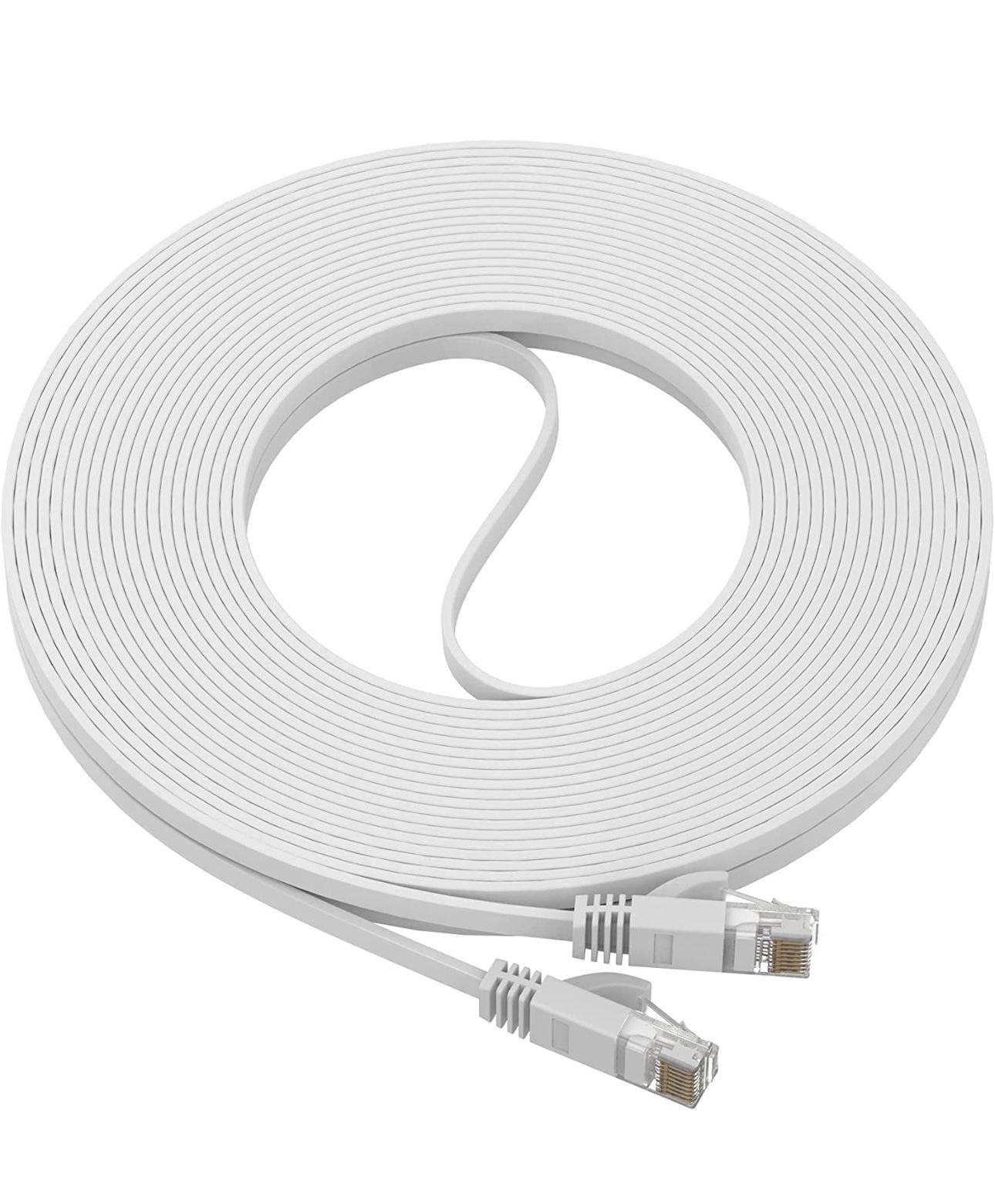 Cat 6 Ethernet Cable, Flat 50 Feet, UTP