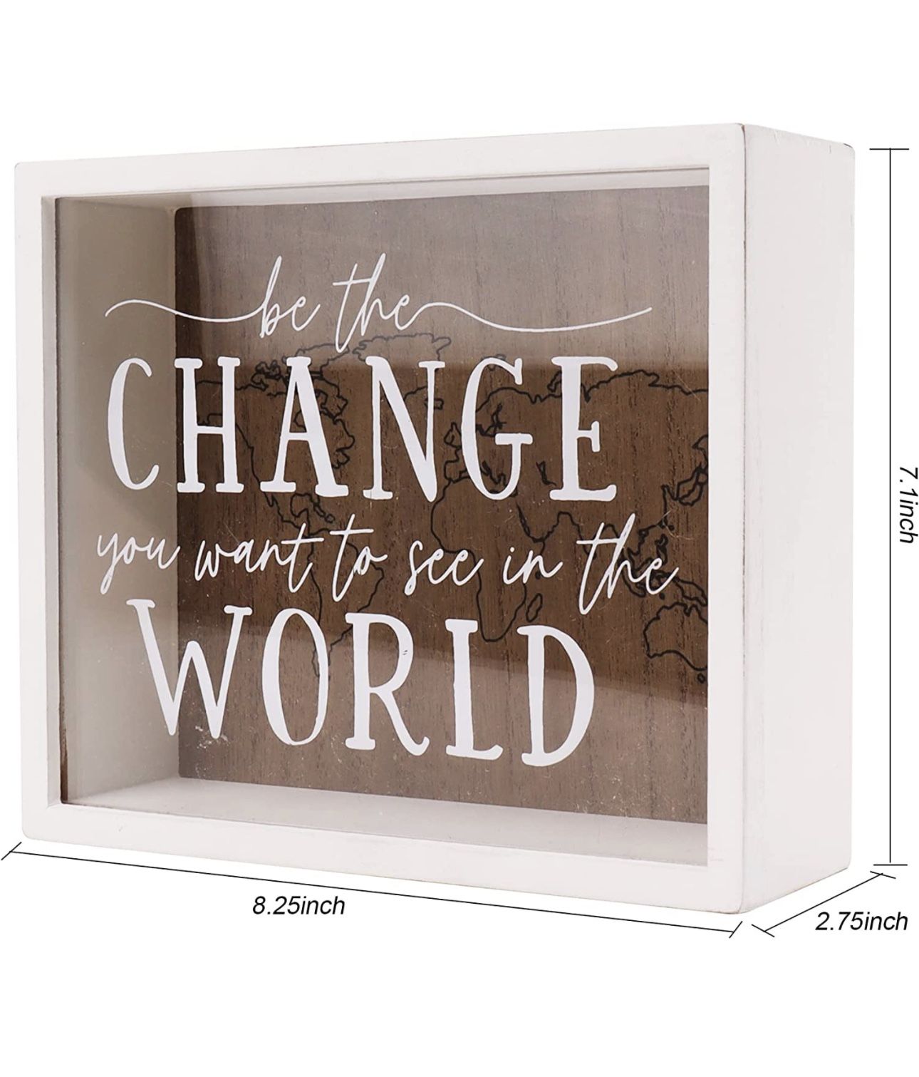 Wood Shadow Box Money Bank - Set of 2 - photo 3