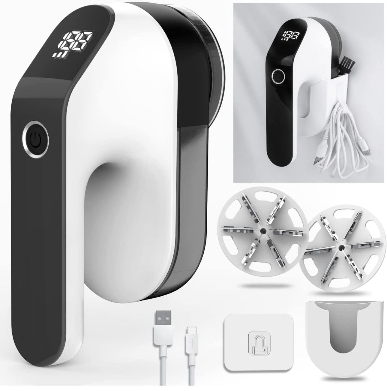 Rechargeable Fabric Shaver, Electric Lint Remover