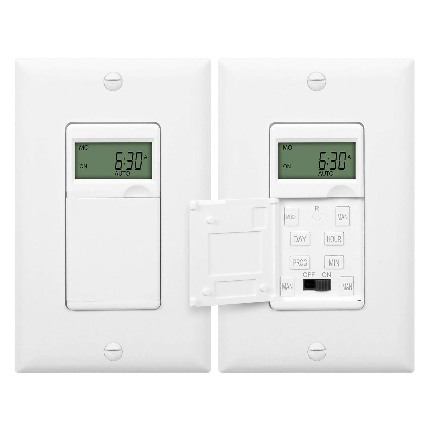 Programmable Digital Timer Switch 7-Day 18 ON/OFF Settings