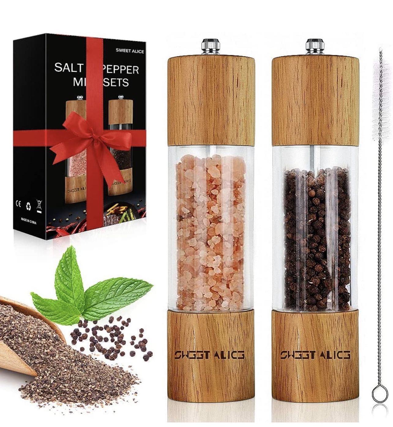 Pepper and Salt Grinder Set