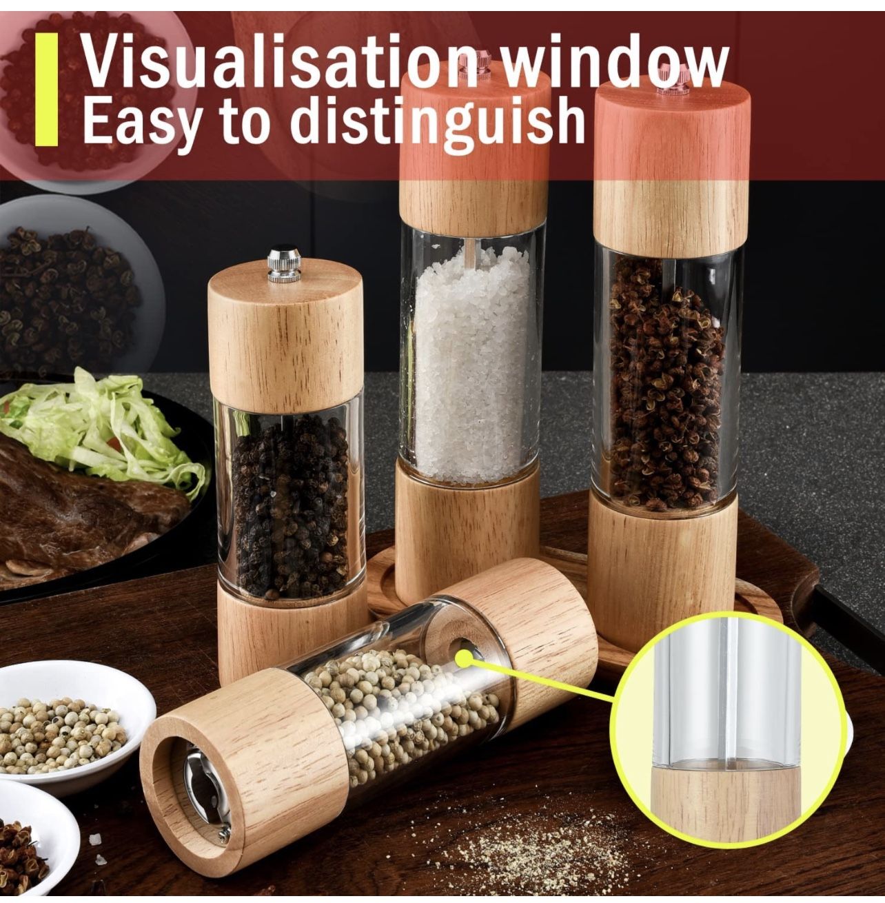 Pepper and Salt Grinder Set - photo 3