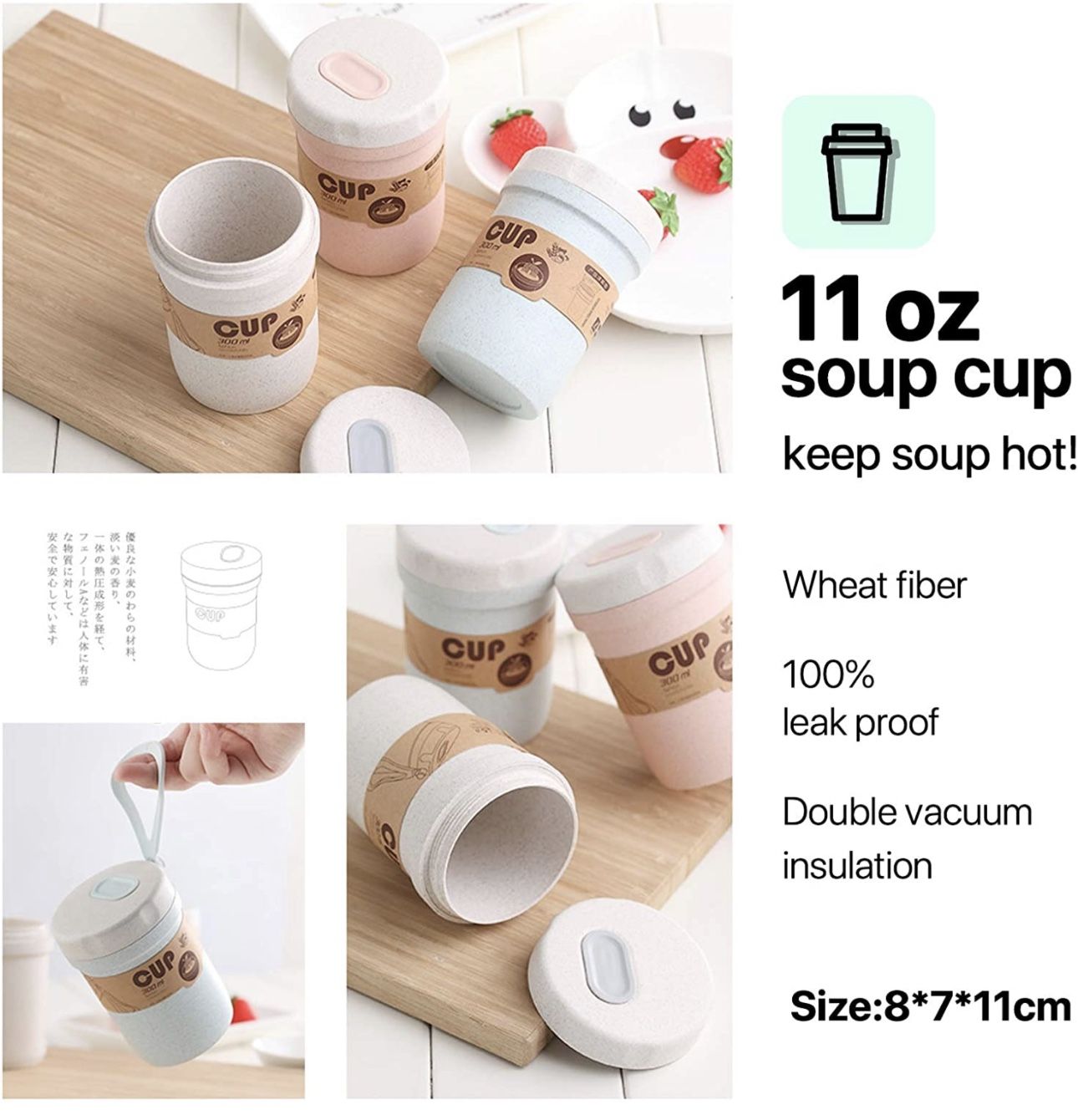Bento Box Japanese Lunch Box Kit (11 PCS) 3-In-1 Compartment, Le - photo 3