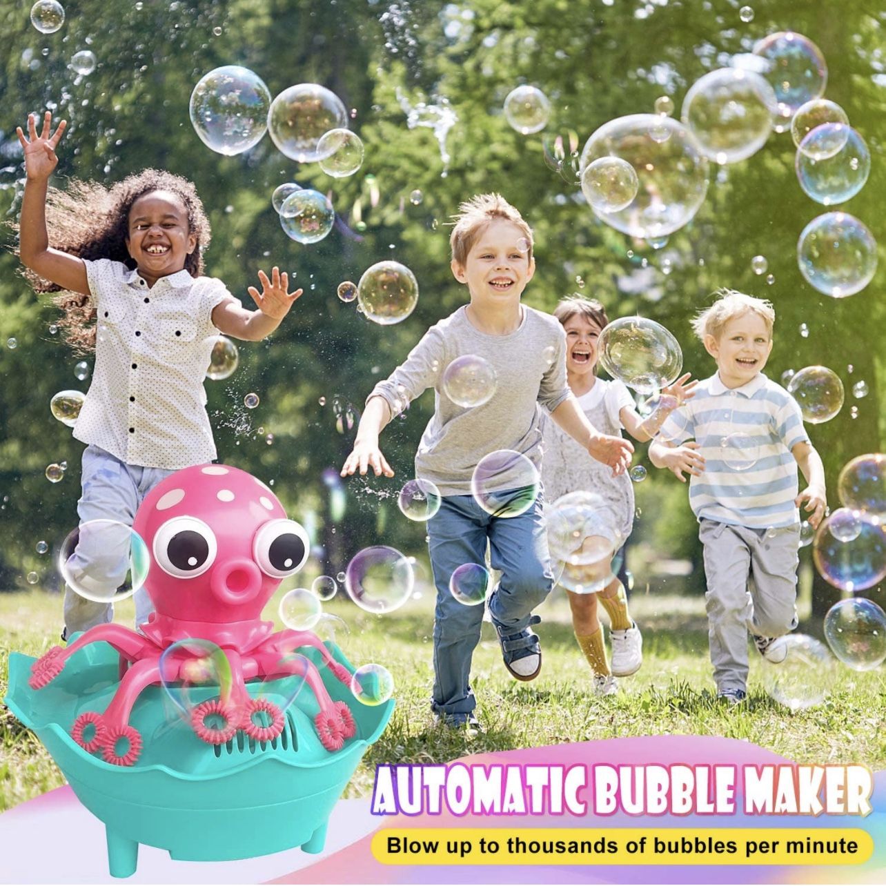 Bubble Machine Automatic Bubble Blower - photo 5