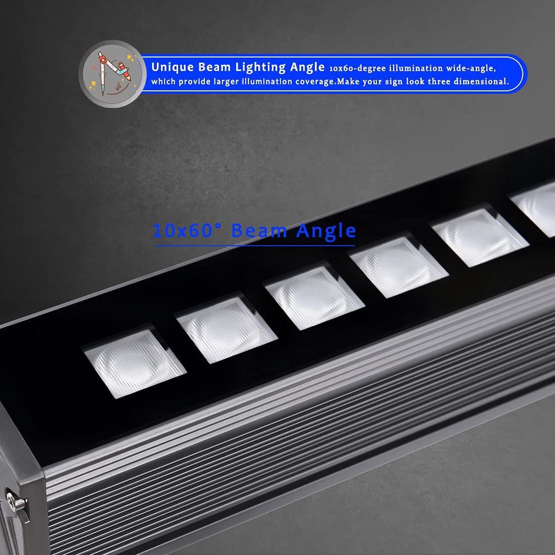 YRXC 3.2ft LED Wall Washer Lights - RGBW Color Changing - photo 3