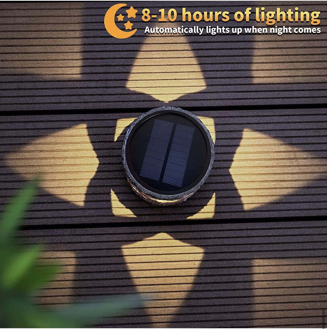 Solar Garden Lights Outdoor Yard Rock Lights Led Landscape Light - photo 3