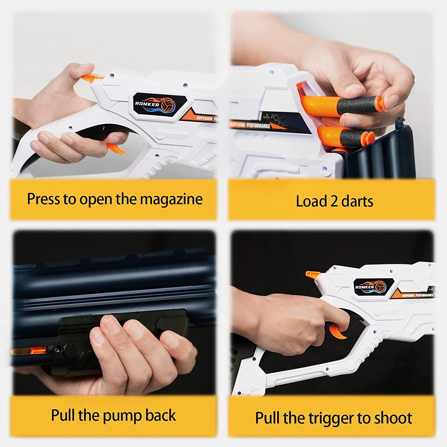 Blaster Toy Gun for Nerf Gun Bullets - photo 2