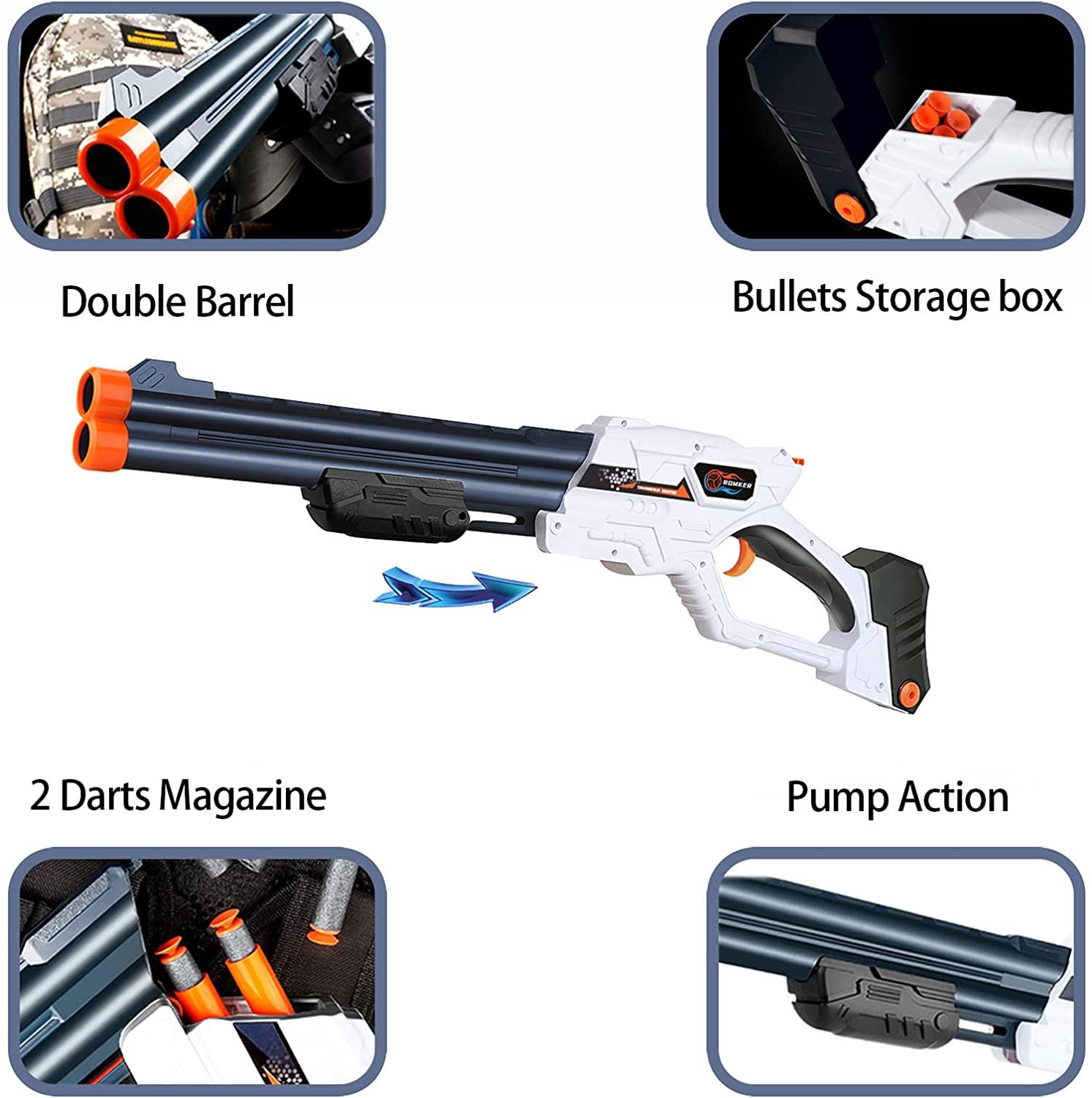 Blaster Toy Gun for Nerf Gun Bullets - photo 3