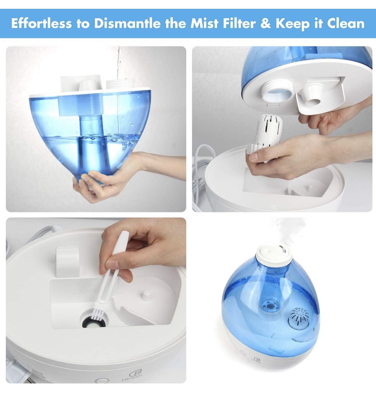 Cool Mist Humidifier - 2.6L Tank - photo 4