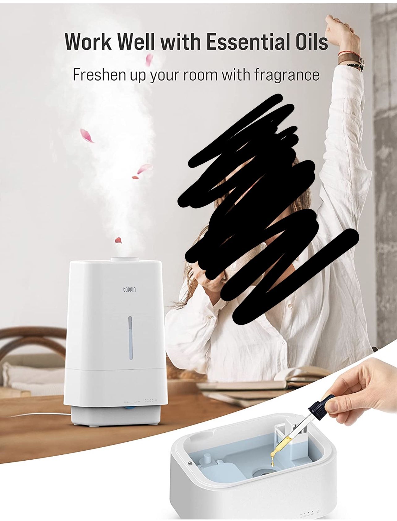 Bedroom Humidifier with Essential Oils - photo 5