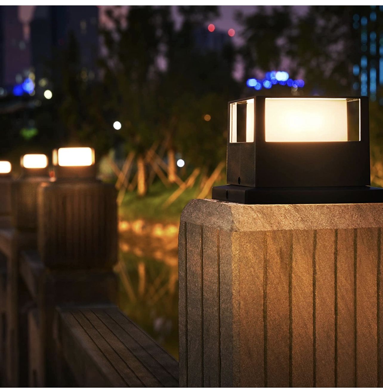 Solar Post Lights (6 Pack)