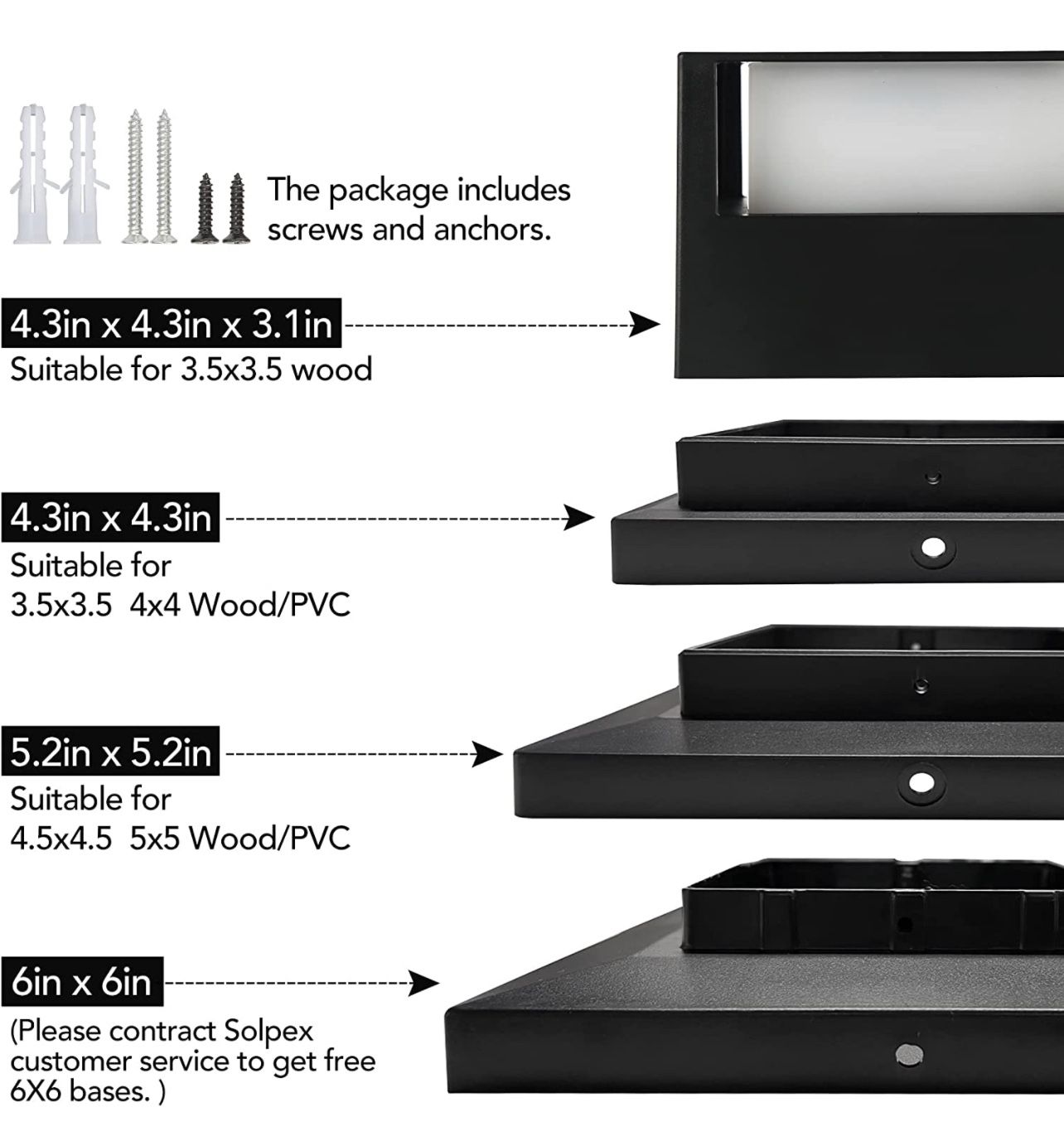 Solar Post Lights (6 Pack) - photo 5