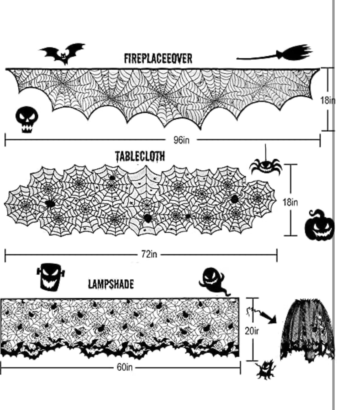 42pc Halloween Indoor Decor Set - photo 2