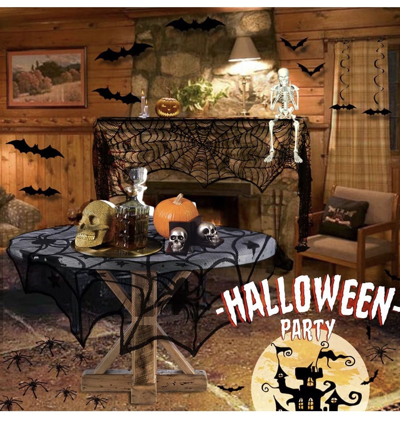42pc Halloween Indoor Decor Set - photo 4