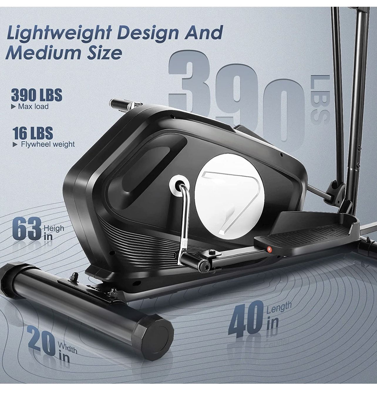 New Elliptical Machine for Home Use - 8 Resistance Levels - photo 2
