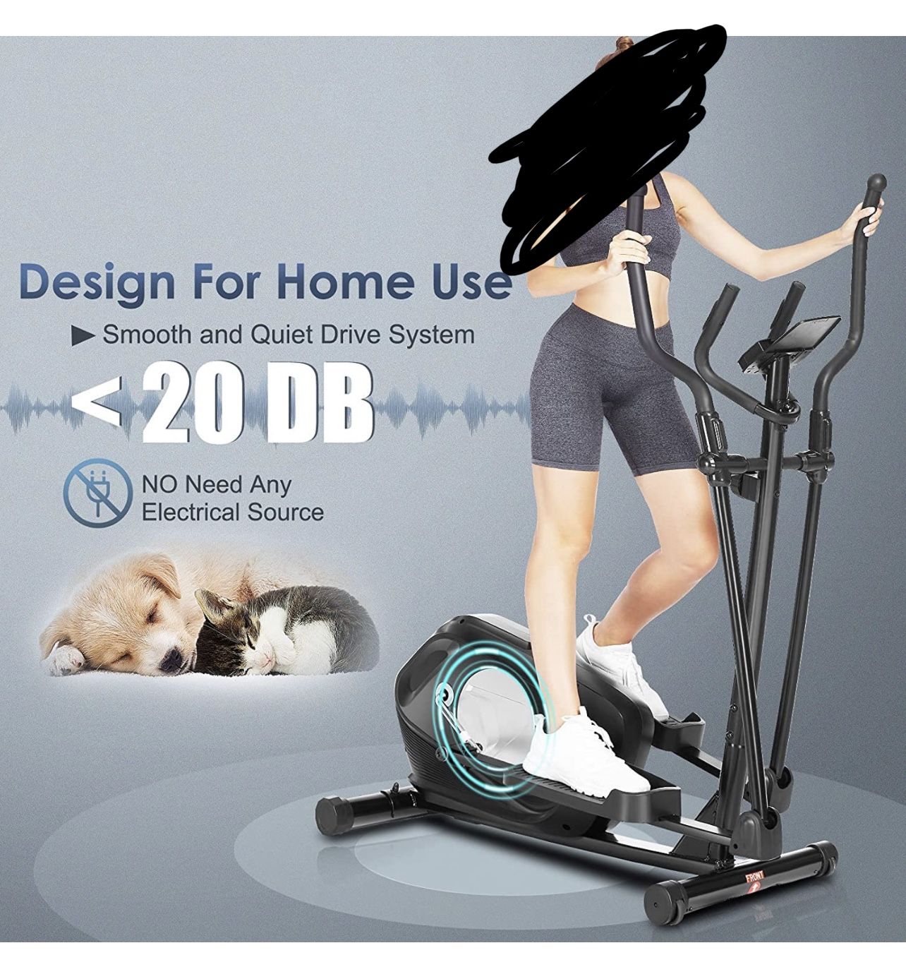 New Elliptical Machine for Home Use - 8 Resistance Levels - photo 4
