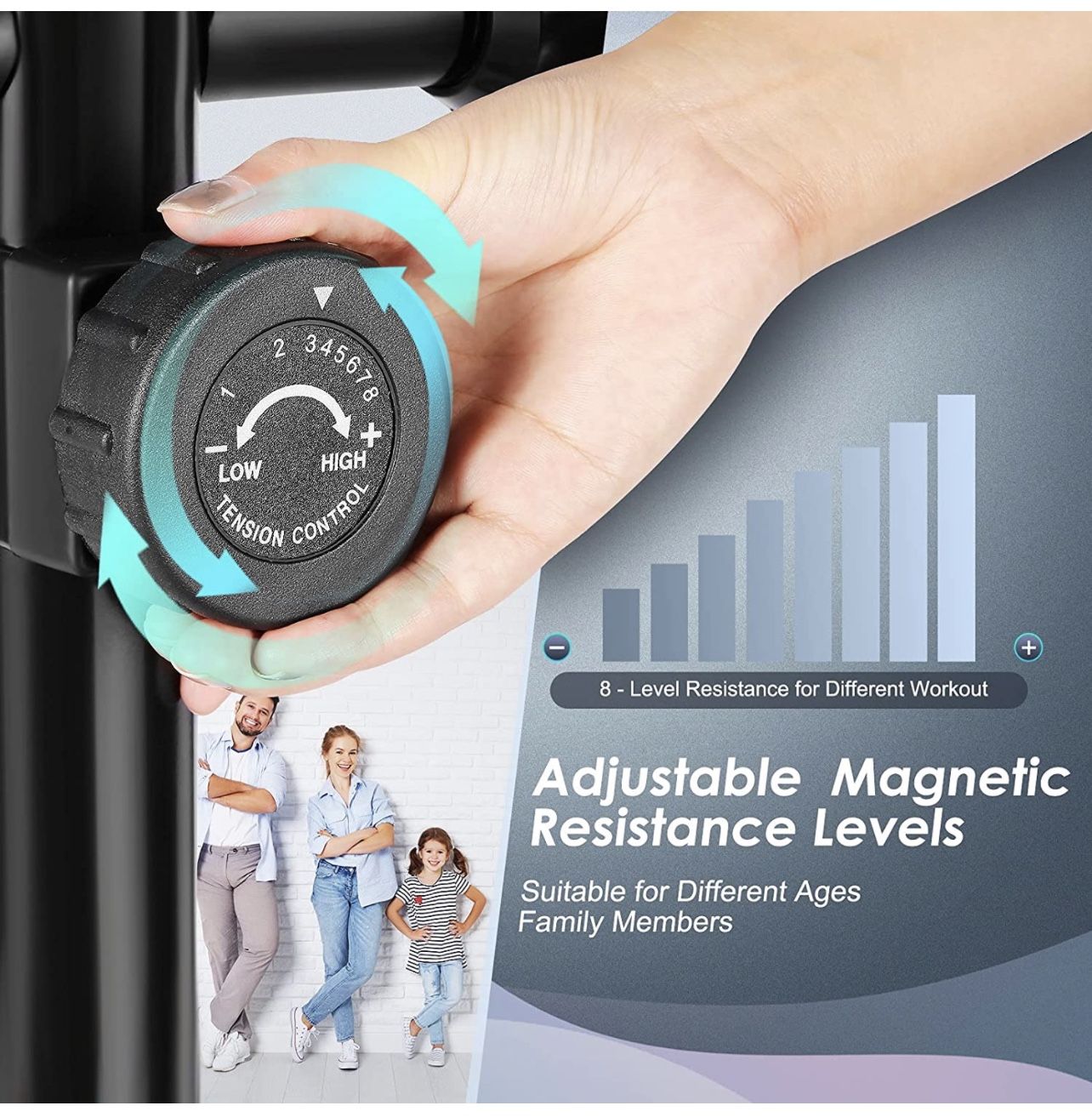 New Elliptical Machine for Home Use - 8 Resistance Levels - photo 5